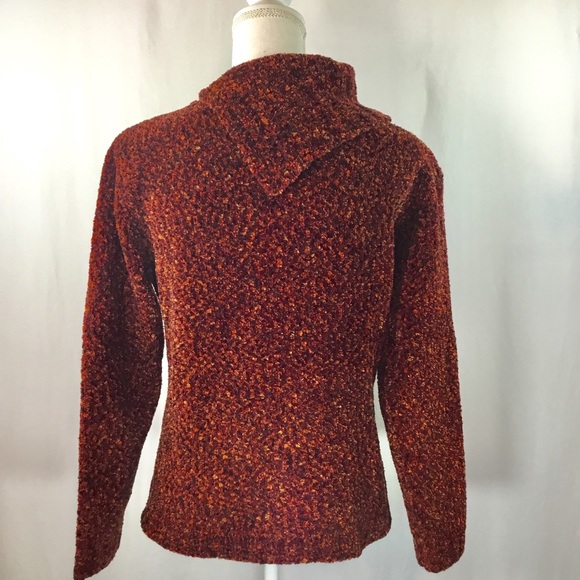Alliance Sweater Top, Medium,Rusty Colored, BOHO, Lagenlook - Picture 2 of 4